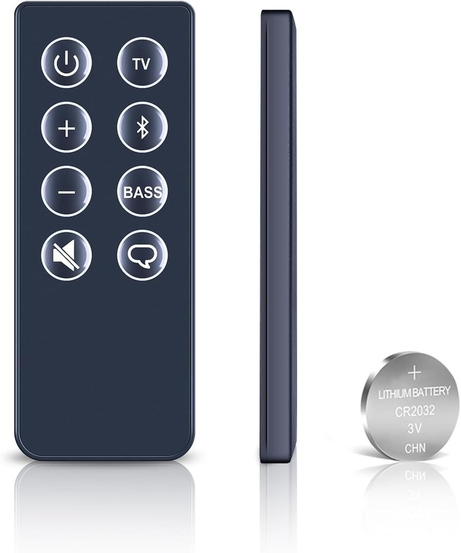 Replacement Remote Control Fit for Bose TV Speaker Solo Soundbar Series 2 II, Solo 5/10/15 Series II TV Sound System 732522-1110 740928-1120 838309-1100 845194-110 410376 (with Battery)