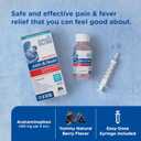 3 x Mommy's Bliss Infants' Pain and Fever Reducer, Baby Acetaminophen, Dye-Free Medicine, Infant Fever Reducer, Delicious Mixed Berry Flavor, Ages 2+, 2 Fluid Ounces, BBD: 04/2026