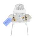 CATCHY - Food Catcher - Compatible with Evenflo 4-in-1 Eat & Grow High Chair + 11 Other High Chairs - Highchair Sold Separately - Baby & Toddler Food & Mess Catcher - Under High Chair Accessory (White)