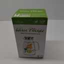 Aofmee Glass Pitcher, 68oz Water Pitcher with Lid and Precise Scale Line, 18/8 Stainless Steel Iced Tea Carafe, Easy Clean Heat Resistant Borosilicate Jug for Juice, Milk, Cold or Hot Beverages