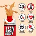Lean Body Ready-to-Drink Salted Caramel Protein Shake, 40g Protein, Whey Blend, 0 Sugar, Gluten Free, 22 Vitamins & Minerals, 17 Fl Oz (Pack of 12) (EXP 10/16/25)