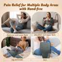 Heating Pad for Back, Electric Heating Pad for Period Cramps, Wrap Around Heat Pad for Waist Stomach Neck Shoulders Thigh Knee,Birthday Gifts for Women Men, Mothers Day Gifts for Mom Wife