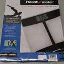 Glass Weight Tracking Scale Black/Clear - Health-O-Meter