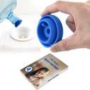 4 x (2 PACK) YEPfomi Reusable 5 Gallon Water Jug Caps, Food Grade Silicone Material 2/3/5 Gallon Water Bottle Caps Jug Lid for Water Dispenser Water Pump (2)
