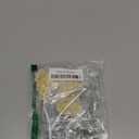 Zlettery 130pcs Iron on Letter Patches 0.7 inch, 5 Sets of 26 Embroidered Alphabet A-Z Patches for Clothing Jackets Hats Backpacks Jeans Yellow