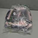 Lekereise Top-Expandable Pet Carrier 17x11x9.5 Inch Alaska Hawaiian Airline Approved Soft Sided Underseat to 12lbs Travel Carriers for Small Cats and Dogs with Locking Safety Zippers Anti-Scratch Mesh (Pink)