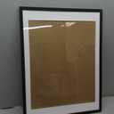 upsimples 18x24 Picture Frame, Display Pictures 16x20 with Mat or 18 x 24 Without, Wall Hanging Poster Frames, Black, 1 Pack