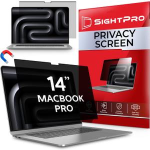 Magnetic Privacy Screen for MacBook Pro 14 Inch (2021-2025, M1-M5, Pro, Max) Patented Removable Laptop Privacy Filter Shield and Protector