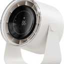 DURBESTER Small Desk Fan, 28dB UltraQuiet Desktop Air Circulator with 115° Adjustable Tilt, 100 Speeds, Rechargeable Battery, USBPowered, Portable for Bedroom, Office, Kitchen, Travel  (Pink)