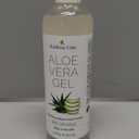 12oz Organic Aloe Vera Gel for Face, Skin, Hair & Sunburn Relief - From 100 Percent Pure Aloe Vera - Cold Pressed, Vegan, Unscented - Made in USA., Expiry: 05/2027