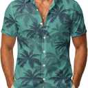 99TIMORO Fathers Movie Hawaiian Shirt for Men, Characters Button Down Short Sleeve Top, Summer Beach Gifts, XL