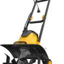 14 Inch Electric Tiller Corded, 12 Amp Tiller for Gardening, Garden Rototiller for Soil Digging with Adjustable Wheels
