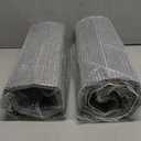 Setguopal 2 Pack Foldable Stone Bath Mats, Gray Super Absorbent Diatomaceous Earth Bath Rug, Non-Slip Shower Mat, Quick-Drying Bath Rug and Drying Mat for Tub and Shower (Grey)