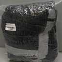 Hi Vis Rain Jackets, Reflective Safety Jacket with Pockets for Men& Women, Construction Coats for Cold Weather, Waterproof Rain Gear, Class 3, Black Standard, 4XL