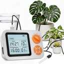 Automatic Watering System for Potted Plants, Indoor Auto Plant Waterer with Programmable Timer, Soil Moisture Sensor self Watering Device for 15 Plants, Ideal for Travel, Vacation, Away, 33 feet