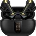 Monster N-Lite 211 Wireless Earbuds Bluetooth 6.0 Stereo Headphones with Noise-Cancelling Mic and LED Display, Built-in Mic for Clear Calls, Waterproof Design for Sports