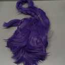 33 Inches Long Purple Braid Anime Costume Wig  High Temperature Heat Resistant Silk Fiber  Natural Looking Costume Wig for Halloween Party, Cosplay (Small Size)