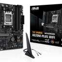 ASUS TUF Gaming A620M-PLUS(WiFi) AMD AM5 (Ryzen 7000) microATX Gaming Motherboard(DDR5,PCIe 4.0,2xM.2 Slots,2.5Gb LAN,Wi-Fi6,2xDisplayPort,HDMI,Front USB 3.2 Gen 1 Type-C,BIOS Flashback,M.2 Q-Latch)