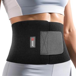 ZOYER Waist Trainer for Women Lower Belly Fat, Sweat Band for Stomach Weight Loss, Sweat More, Increase Core Stability, Size: Medium
