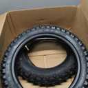 Tube + Tire Mini Dirt Bike Tires 2.75-12 Inch 60/100-12 Long Teeth Tire 50-125CC Small Dirt Bike Tires Motorcycle Rubber Inner BBR SSR CRF, 2Set