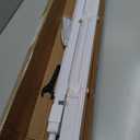 LazBlinds No Tools No Drill 1" Vinyl Mini Blinds, Cordless Blinds for Windows, Light Filtering Horizontal Window Blinds & Shades, 31" W x 64" H, White