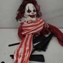 Moonflor 78" Halloween Animatronics, Sound Activated Animated Halloween Decorations Werewolf with LED Eyes and Creepy Sound, Life Size Animatronic Halloween Decorations for Haunted House Decor