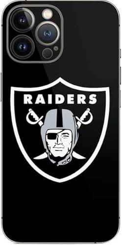 Skinit Decal Phone Skin Compatible with iPhone 13 Pro Max - Officially Licensed NFL Las Vegas Raiders Large Logo Design