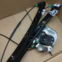Front Left Driver Side Power Window Regulator Without Motor Compatible with BMW X5 E53 Sport Utility 2000 2001 2002 2003 2004 2005 2006, 740-488