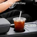 ARTLYMERS 200 Pack - 16 oz Clear Plastic Cups with Lids and Straws, Disposable Iced Coffee Cups with Lids for Cold Drinks, Crystal To Go Smoothie Cup, Milkshakes, Juices, Coffee Accessories