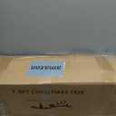 7.5 FT Pre-lit Christmas Tree Spruce with Remote Control, 450 Warm White Multi-Color Changing LED Lights, Artificial Hinged/Feel Real/Realistic for Home, Holiday Decoration Dual Color LED (Green Green)