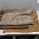 MIULEE Pack of 4 Fall Decorative Throw Pillow Covers 16x16 Inch Brown Chenille Textured Throw Pillows Boho Farmhouse Rustic Cushion Covers for Vintage Modern Home Decor Couch Sofa Bed Living Room