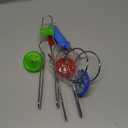 Jishi Retro Magic Rail Twirler 3Pcs Light Up Glow Magnetic Gyro Wheel, Kids Classic Vintage Trick Yoyo Sensory Fidget Toys, Cool Unique Nostalgia Gifts Fun Stocking Stuffers for 3+ Year Old Boys Girls