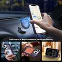 RMOCR for iPhone 15 Pro Case with Screen Protector+Lanyard Wrist Strap,Magnetic Translucent Matte Rugged Slim Phone Cover Built in Invisible Kickstand [Fit for MagSafe],Purple