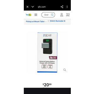 CellGear Universal Battery Travel Charger with Swivel Base