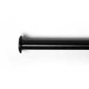 Room/Dividers/Now Adjustable Ceiling Mounted Curtain Rod - Heavy Duty and Long 56-10 Inches Extendable Rods for Walls, Ceilings, Windows and Room Partitions - Black
