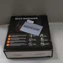 Neck and Back Massager for Pain Relief Deep Tissue with Heat, Shiatsu Shoulder Massager with Bi-Directional Rotating Head for Neck, Back, Shoulders, and Legs (Black)