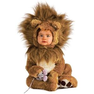 Rubies Infant Noah's Ark Lion Cub Romper, Brown/Beige, 0-6 Months for themed parties and Halloween