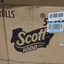 Scott 1000 Trusted Clean Toilet Paper, 32 Rolls, Septic-Safe, 1-Ply Toilet Tissue