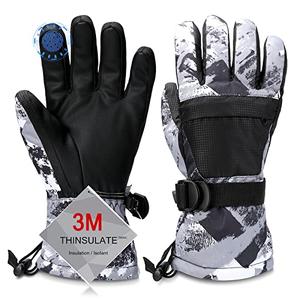 Odtmger Ski Gloves, Warmest Waterproof and Breathable Snow Gloves for Cold Weather, Fits Both Men & Women,for Parent Child Outdoor, M