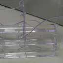 Azar Displays 250099 Three Tier File and Brochure Desktop Wall Organizer Holder with Dividers Brochure Display Stand Acrylic Holder, Fits 8.5" x 11" Files, Clear, 1 Pack