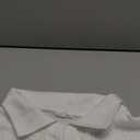 Verdusa Boys Button Down Dress Shirt Tops Short Sleeve Collar Textured Tee Shirts (14 Years, White)