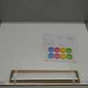 Double-Sided Magnetic Whiteboard, 24" x 18" Dry Erase Board Aluminum Frame for Wall, White Board Marker Board for Kitchen, Memo, School, Home, Office