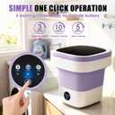 Portable Washing Machine 16L Mini Laundry Washer 3 Modes with Spin Basket Laundry Machine Cleaning Depth Underwear,Baby Clothes Small Shirt for Apartments Dormitories Hotels and Camping
