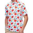 Golf Polo Shirts for Men Short Sleeve Wrinkle Free 4 Way Stretch Moisture Wicking Performance Collared T-shirts XL