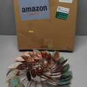 VEWOGARDEN 360 Outdoor Metal Wind Spinners Kinetic Wind Sculptures & Spinners for Yard Garden Lawn Patio Decorations, Light Green & Bronze