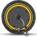 10x2.5 Inch Hub Motor with Solid Tire, 500W Drive Power Wheel ONLY Fit for Segway Ninebot Max G30P Electric Scooter, 60/70-6.5 Rear Motor Kit Tubeless Tyre