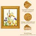 HLiWEGNS 22x30 Gold Ornate Wood Picture Frame, Single Pack, Classic Textured Frame for 22 x 30 Poster Art Display, Gallery Wall Decor