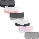 Emprella Cotton Underwear Women, Seamless Womens Boy Shorts Lace Panties Slip Shorts, M