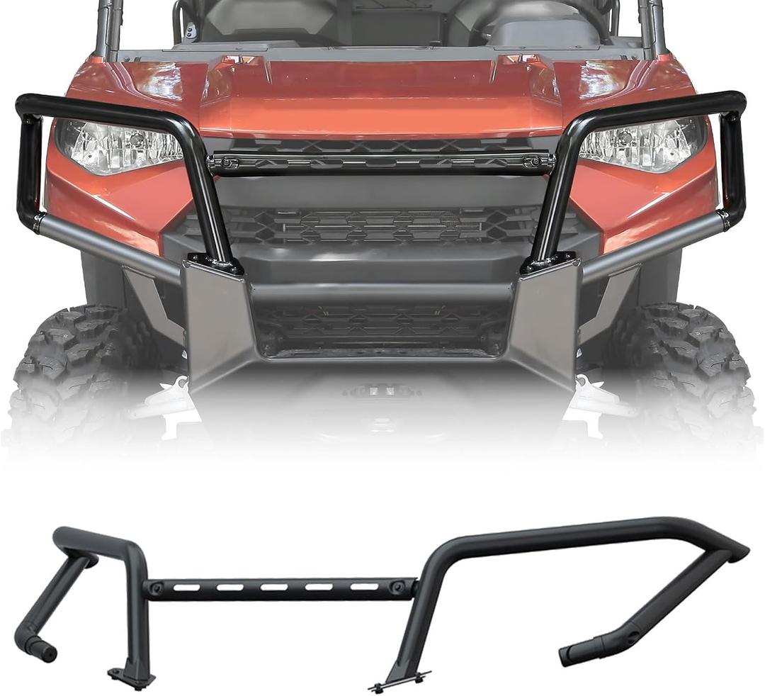 KEMIMOTO Front Bumper Upper Brush Guard Compatible with Polaris Ranger XP 1000 / Crew XP 1000 / Ranger 1000 / Ranger 1000 2018-2025 Accessories Replacement # 2882531