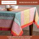 Maison d' Hermine Table Cloth Rectangle Table 100% Cotton 60 x 90 Inches Tablecloth Reusable Decorative for Dining Kitchen Room Farmhouse Party Home Hotel Restaurant Spring Summer - Provence